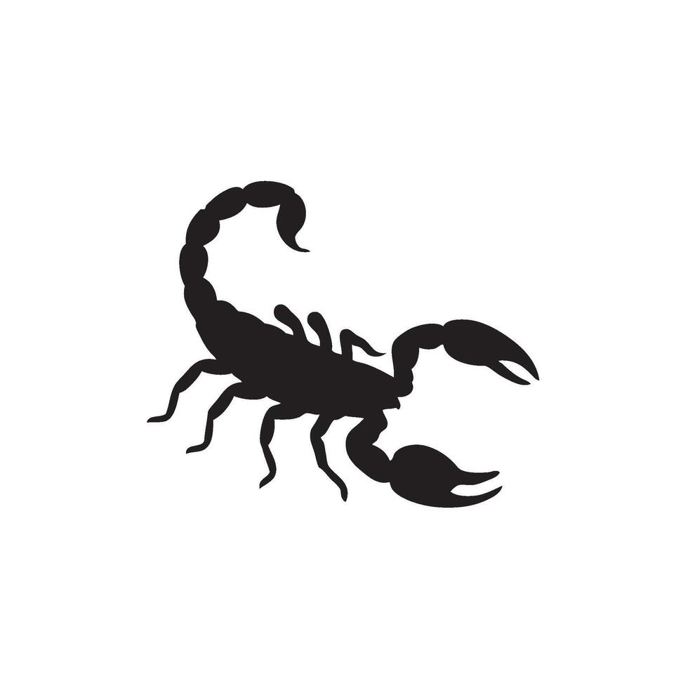scorpion Icon Silhouette vector