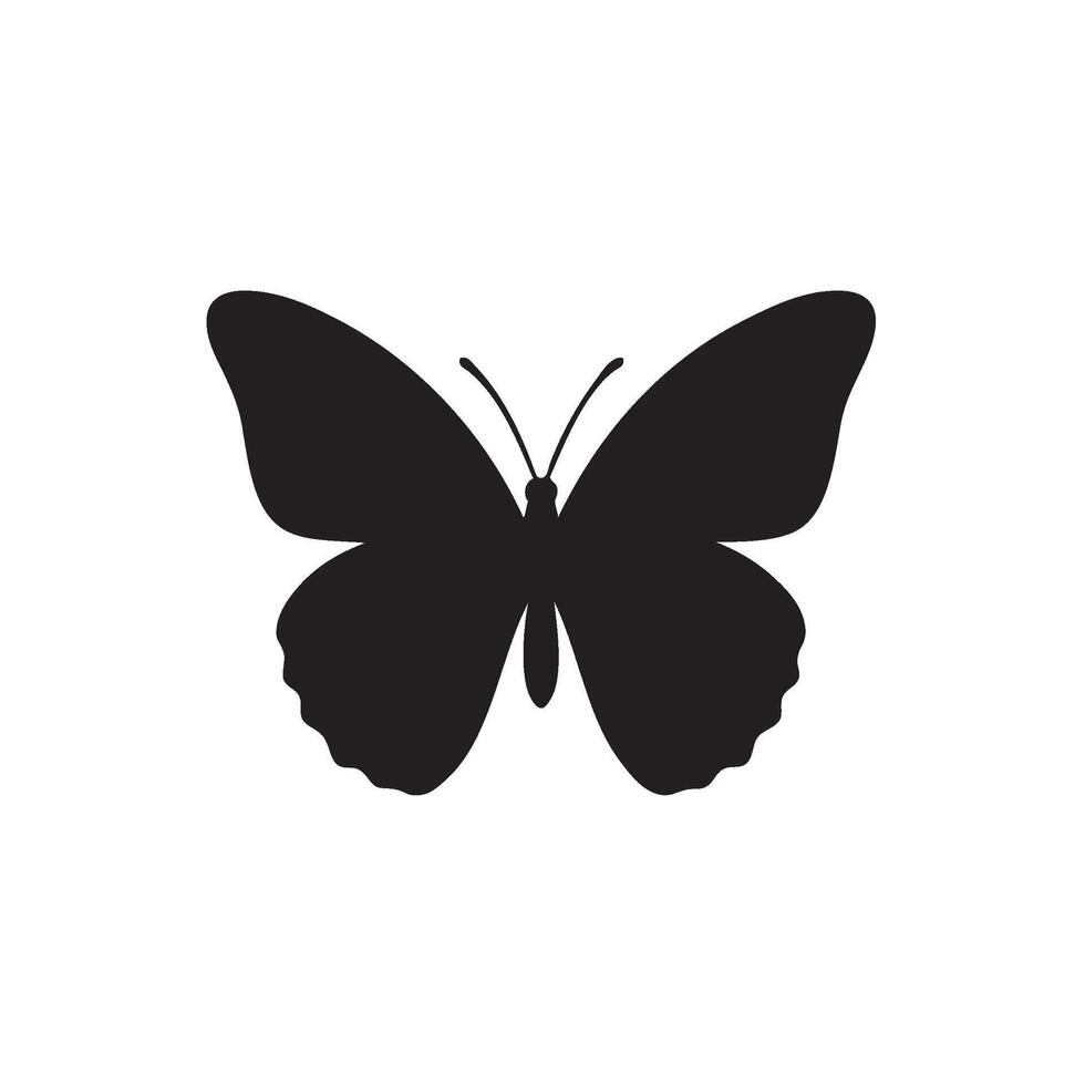 Butterfly Silhouette Icon vector