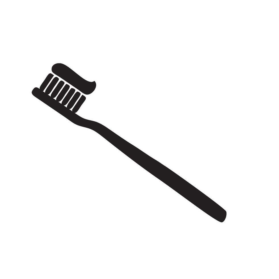 tooth brush icon vector