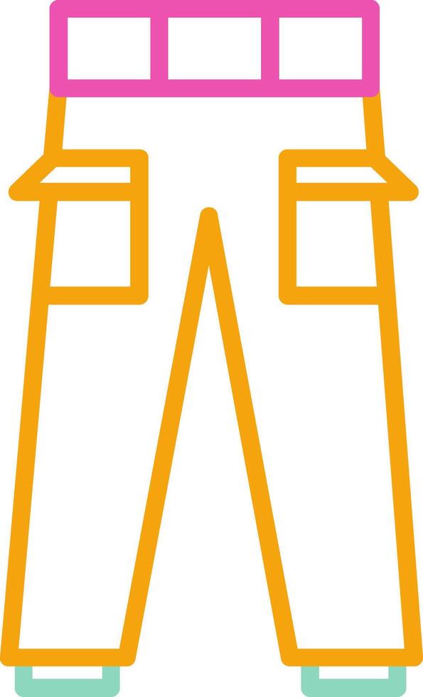 Trousers Icon Pants Trousers Clothing vector