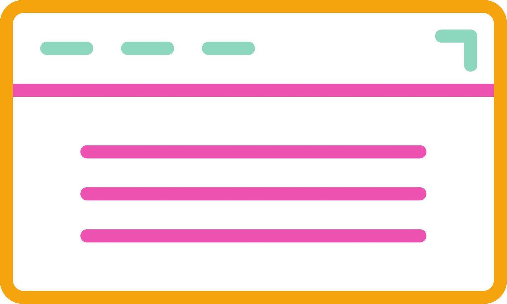 Browser Icon Internet Application Symbol vector