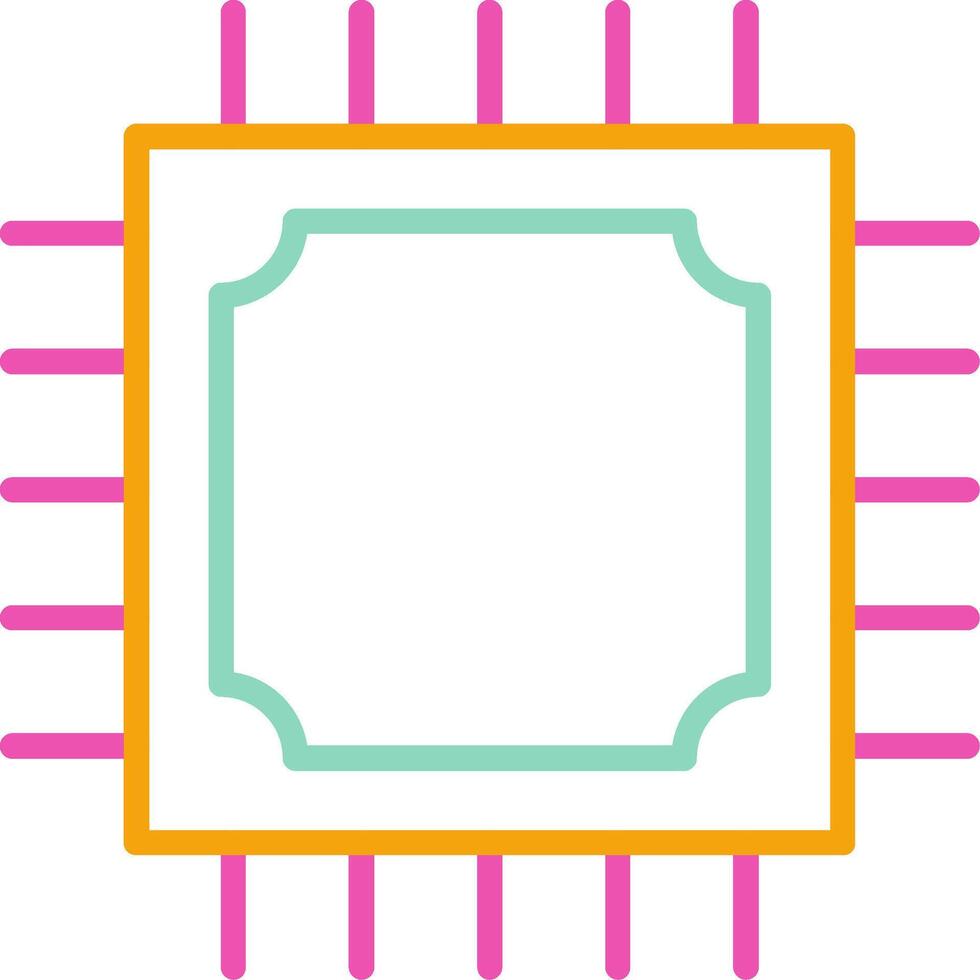 Cpu Icon CPU Processor Chip vector