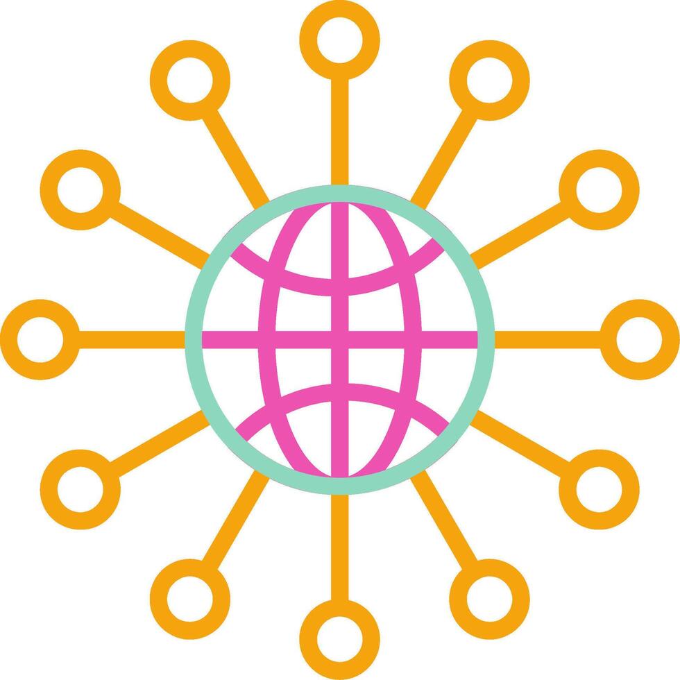 Network Connection Design vector