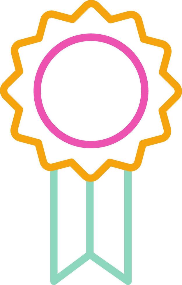 Quality Icon Design Symbol Line Multicolors vector