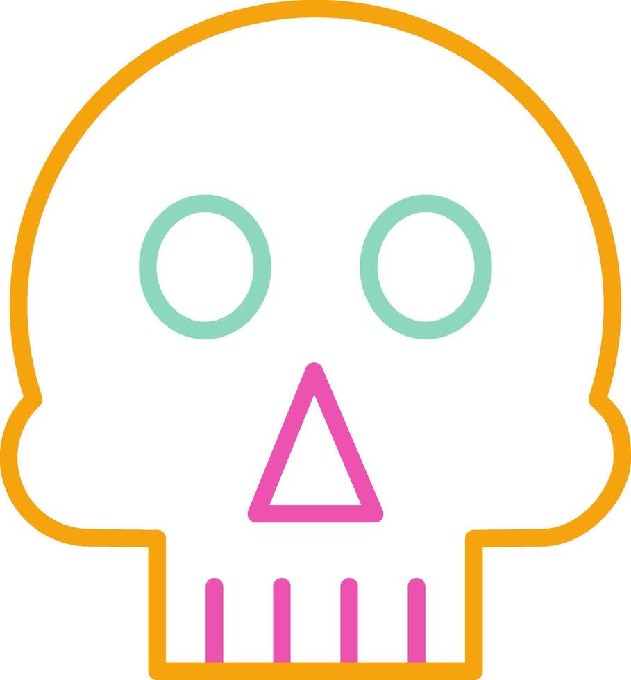 Skull Icon Human Skeleton Symbol vector