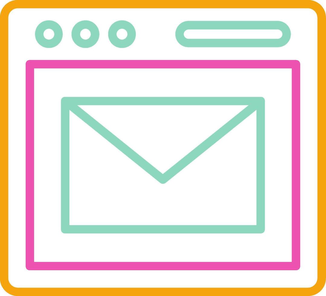 Email Icon Electronic Mail Message Correspondence vector
