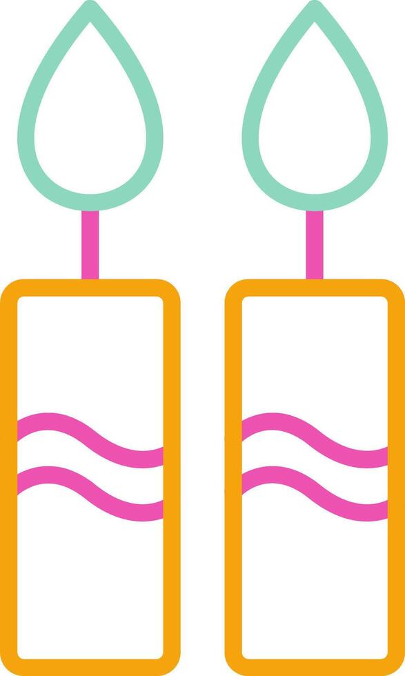 Candle Icon Candle Light Wax vector