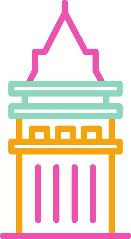Galata Tower Icon Observation Tower Symbol vector
