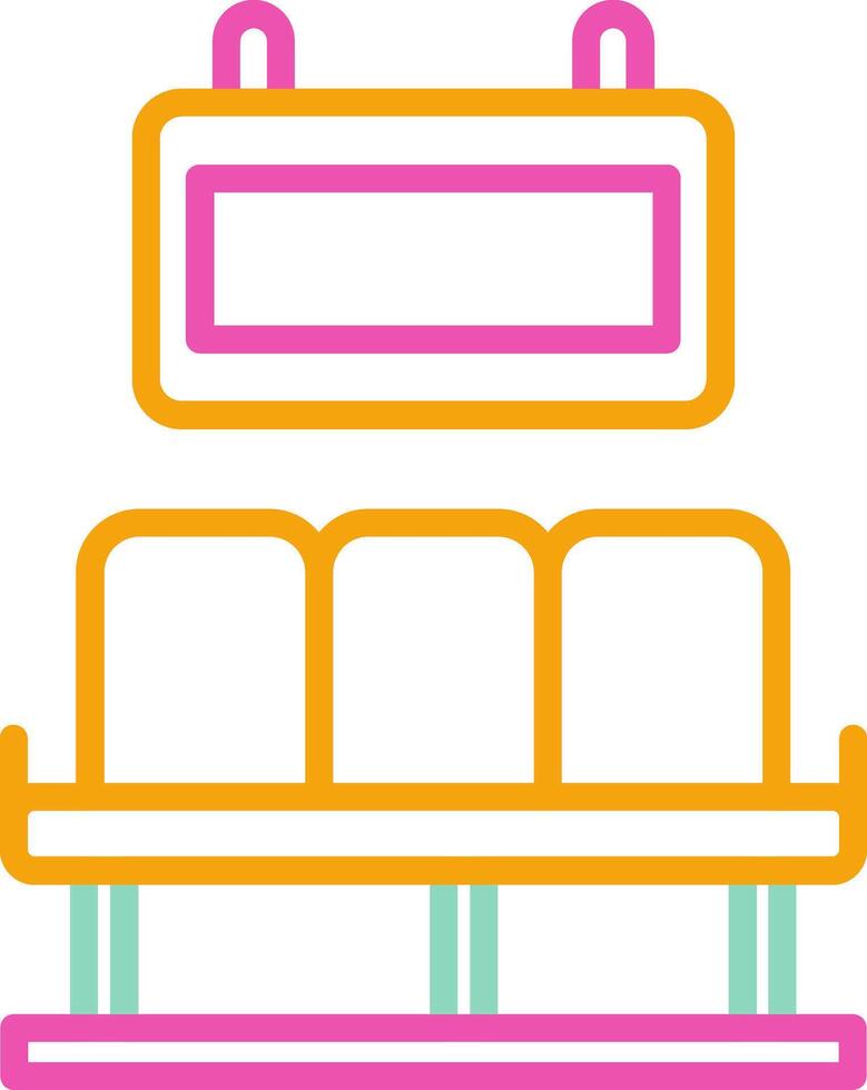 Terminal Icon Terminal Airport Station vector