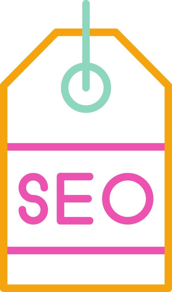 Seo Tag Website Tag Symbol vector