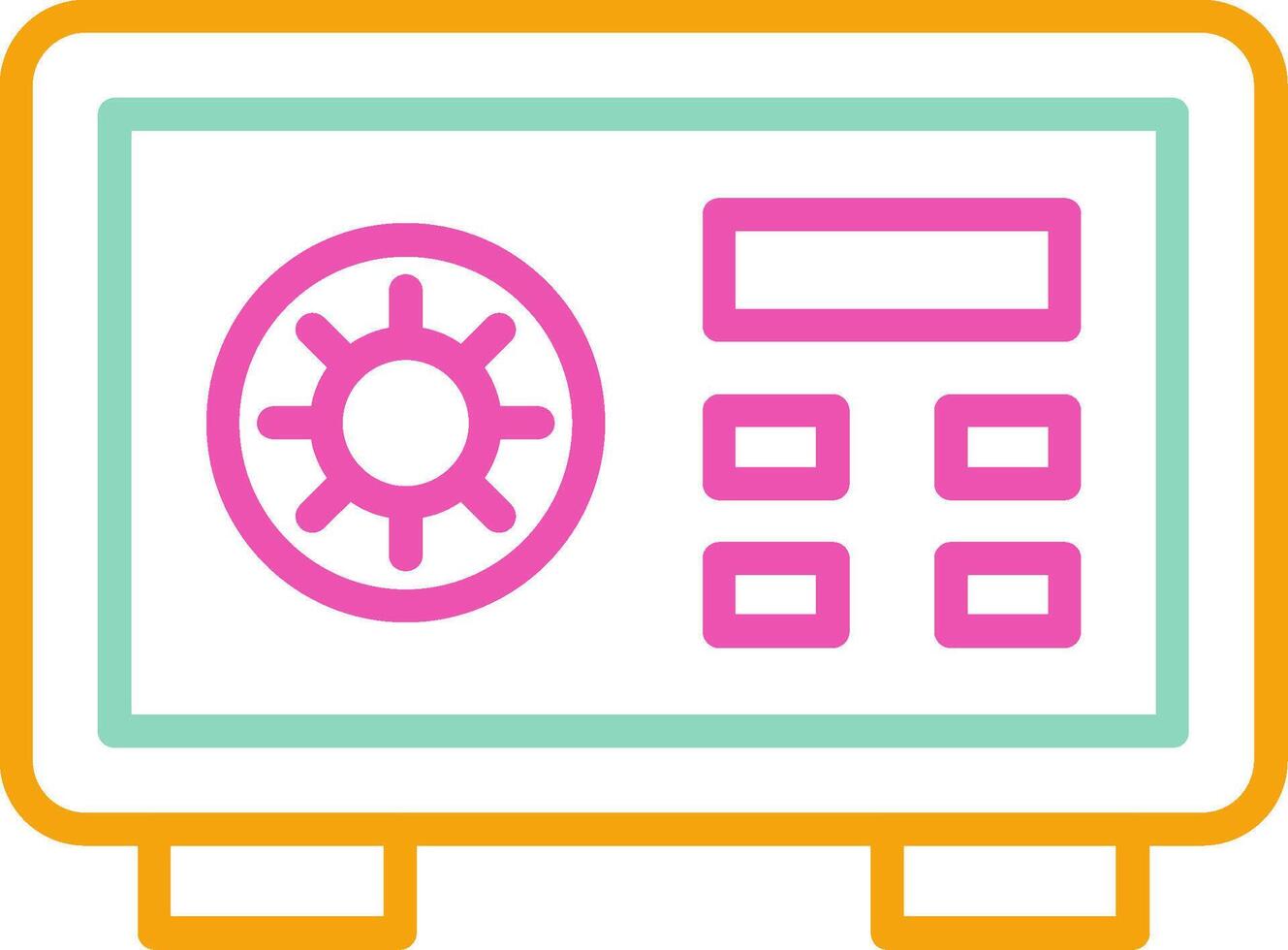 Safebox Icon Safe Box Vault vector