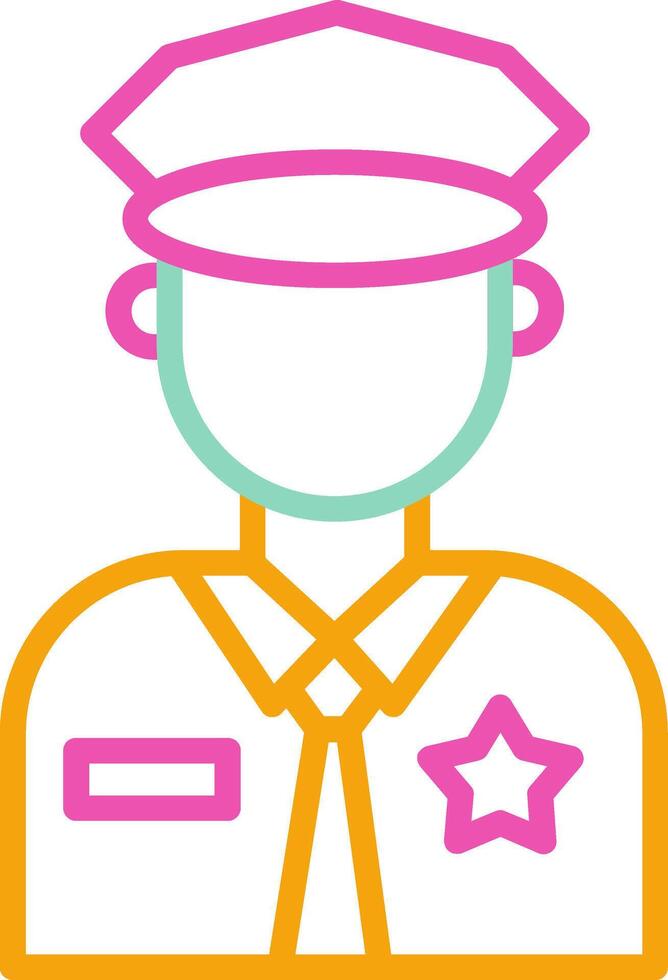 Officer Commander Soldier Officer vector