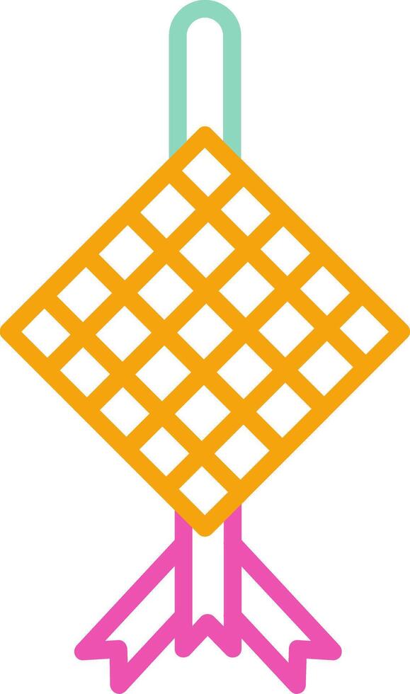 Ketupat Food Graphic vector