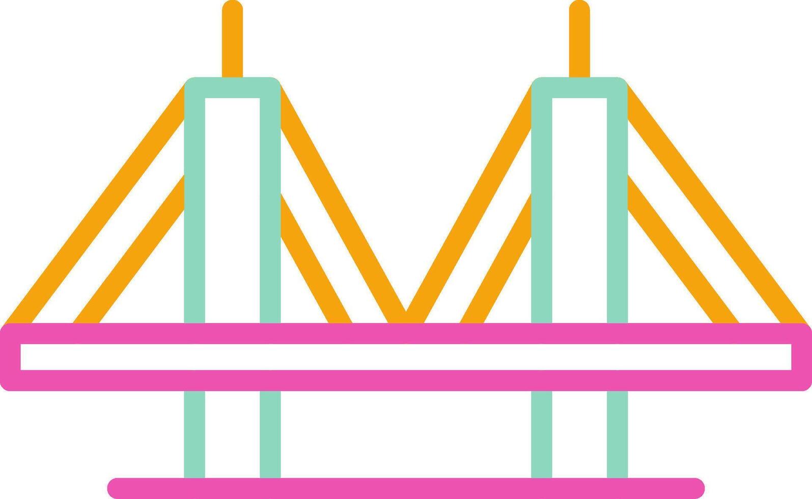 Zakim Bridge Boston Landmark Graphic vector