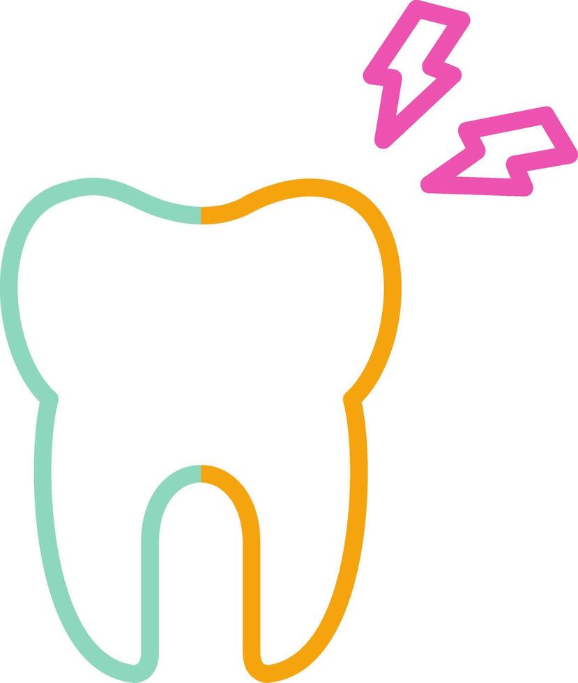 Toothache Icon Toothache Pain Dental vector