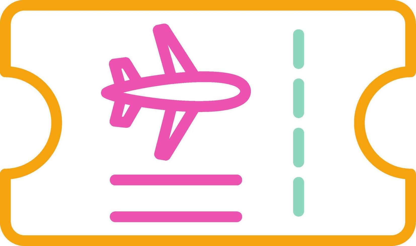 Ticket Icon Ticket Pass Boarding vector