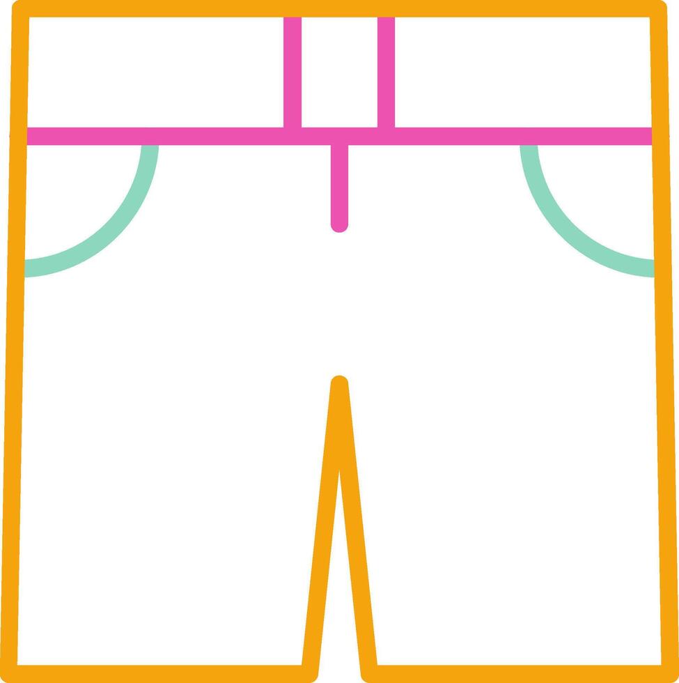 Shorts Icon Shorts Clothing Uniform vector