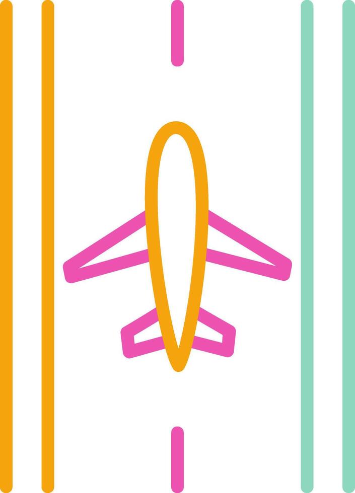 Runway Icon Runway Airport Takeoff vector