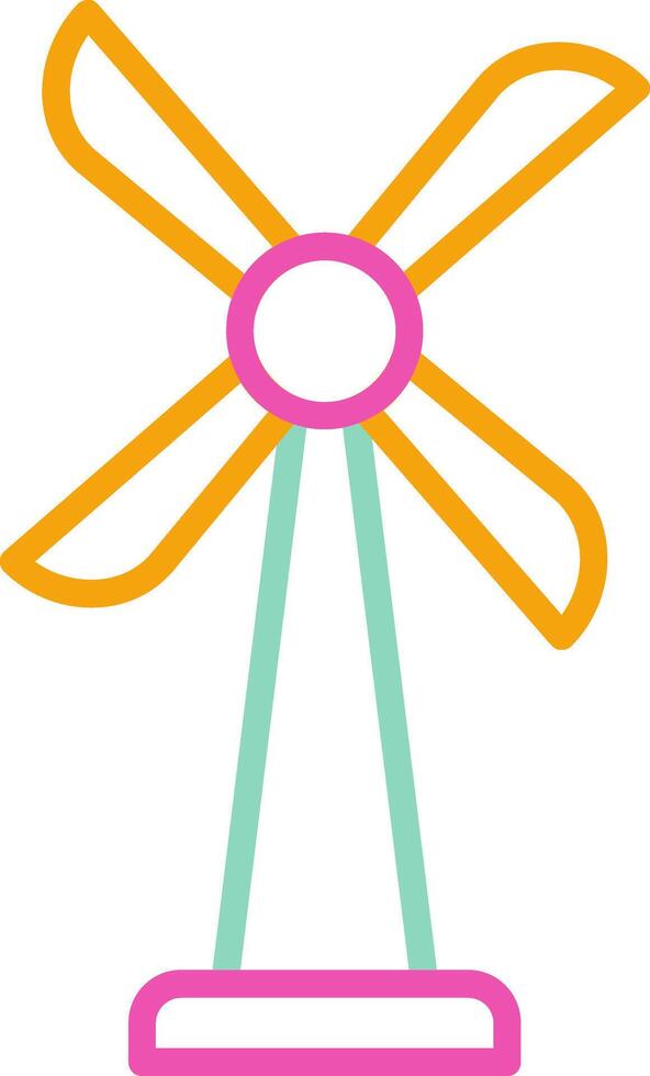 Wind Turbine Icon Windmill Wind Power Turbine vector