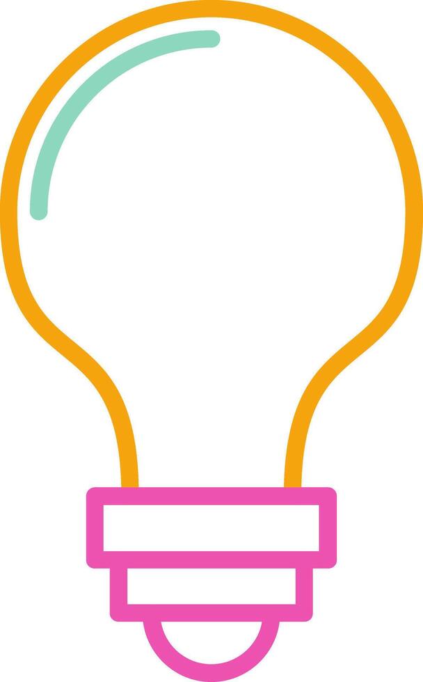 Bulb Icon Bulb Light Idea vector