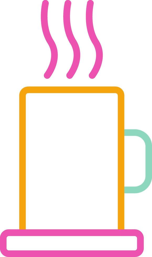 Tea Cup Beverage Container Graphic vector