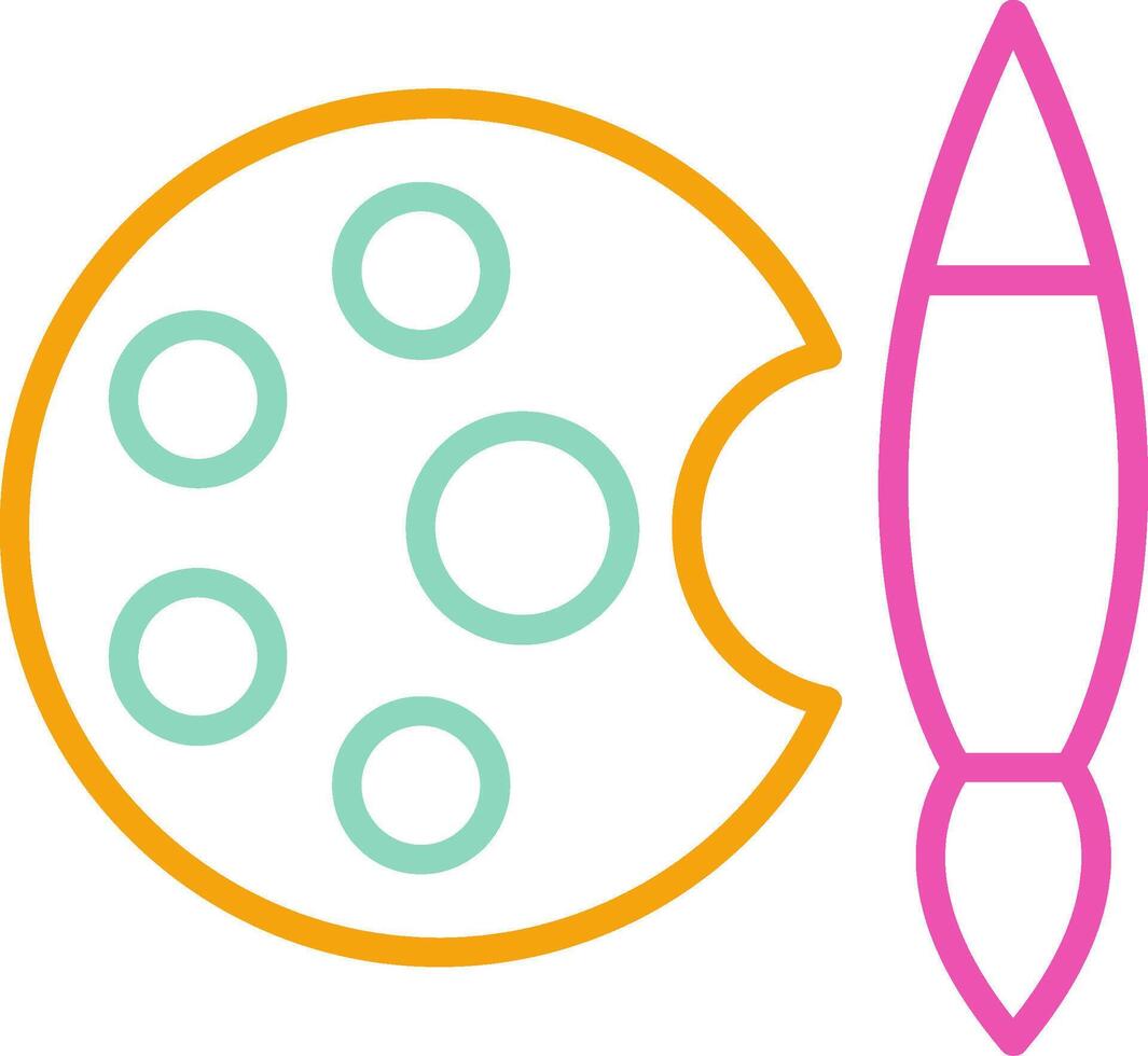 Palette Icon Palette Color Paint vector