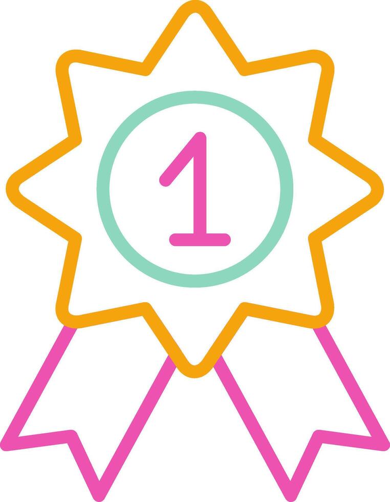 First Icon Minimalist Symbol vector