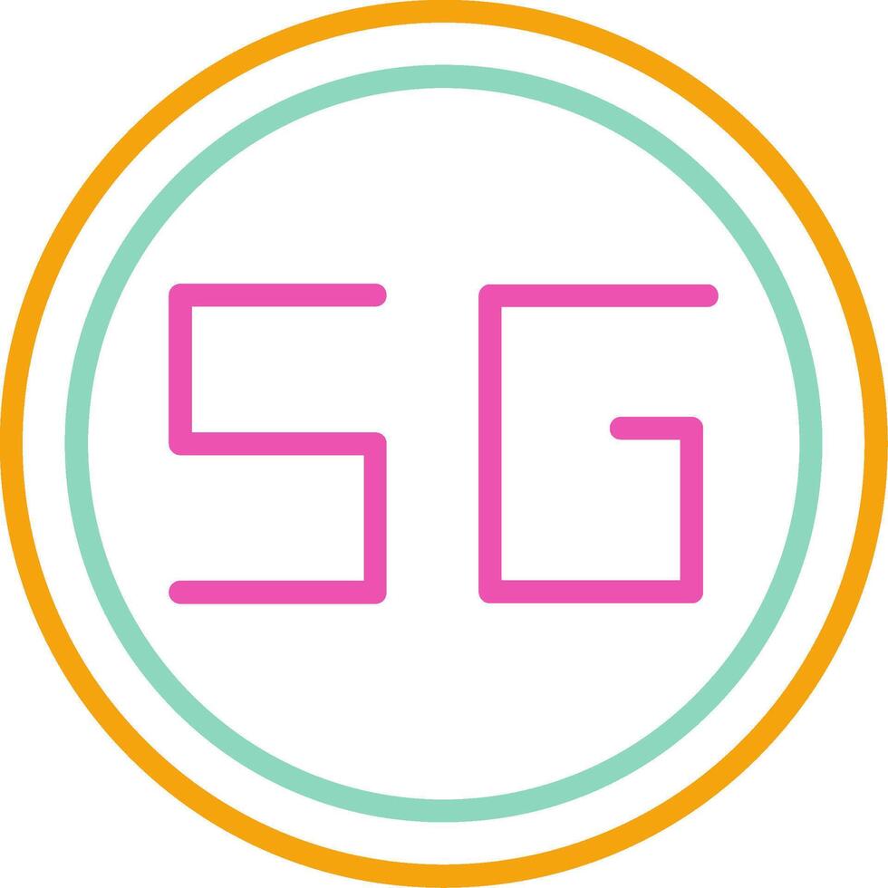 5g High Speed Network Graphic vector