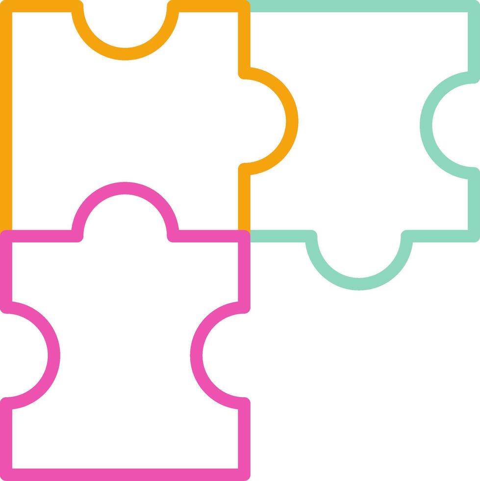 Puzzle Icon Problem Solving Symbol vector