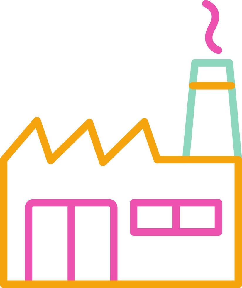 Factory Icon Factory Industrial Plant vector