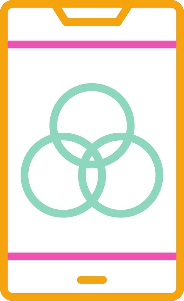 Color Scheme Icon Color Palette Scheme vector