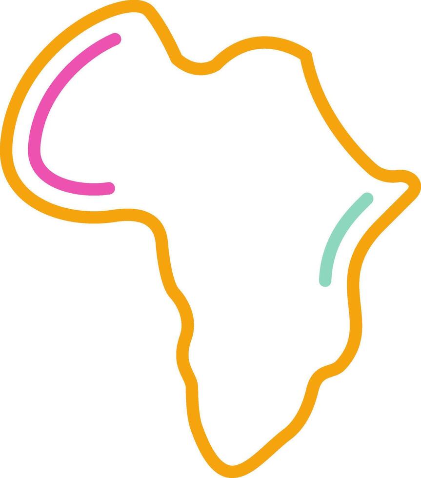 Africa Continent Symbol vector