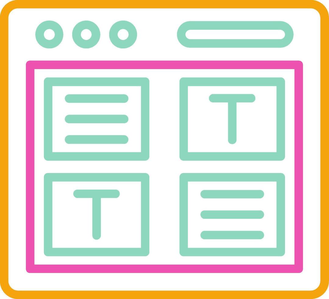 Web Design Website Layout UX UI Interface vector