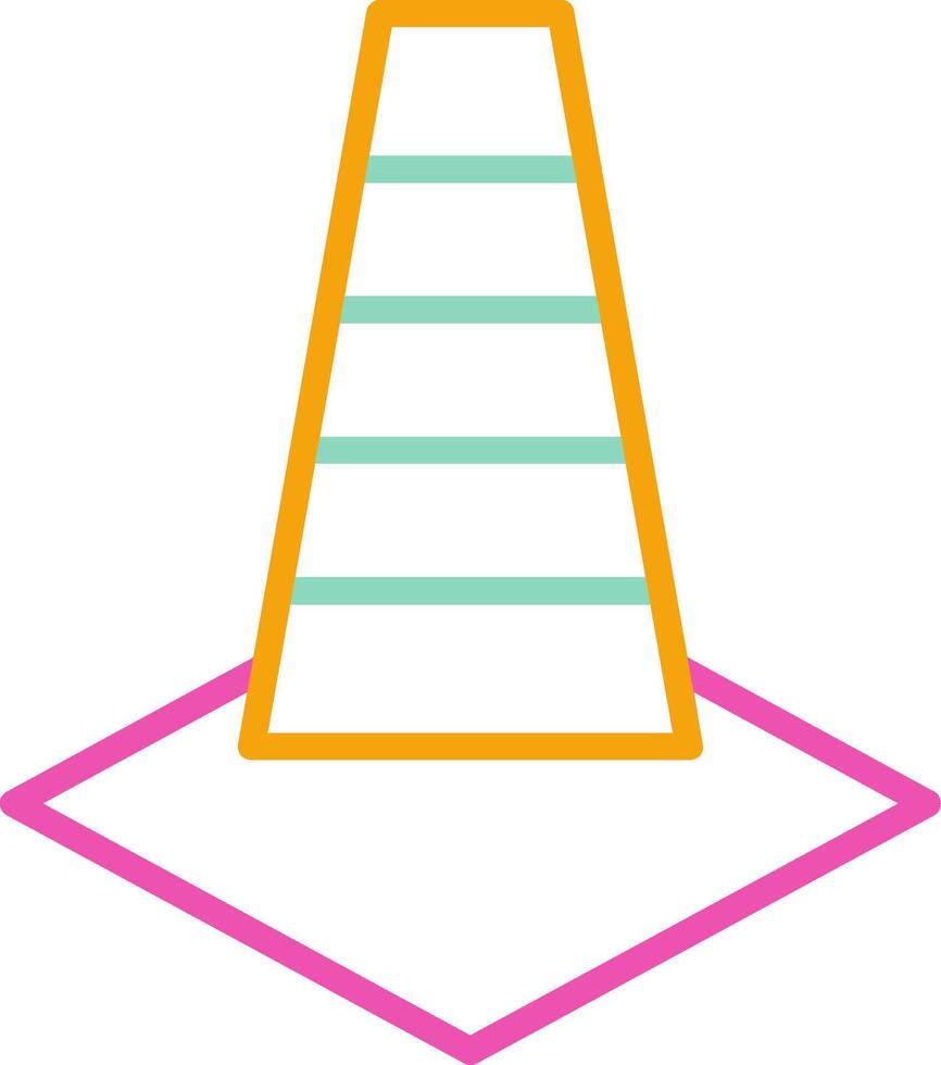 Cone Training Tool Graphic vector