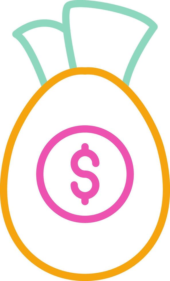Money Bag Financial Asset Symbol vector