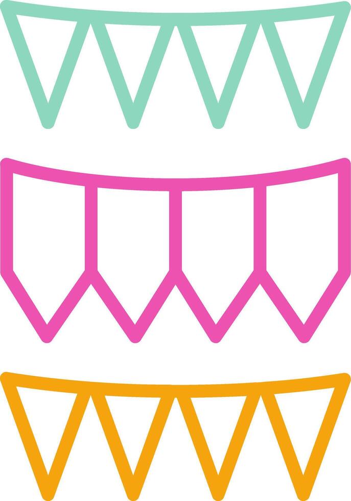 Garlands Decorative Strands Image vector