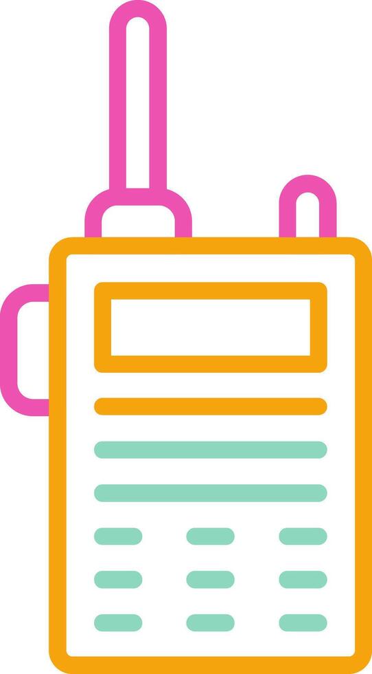 Walkie Talkie Icon Walkie Talkie Radio Communicator vector