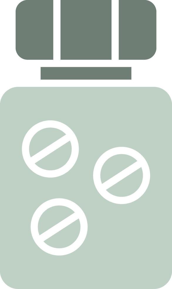 Pill Jar Medication Storage vector