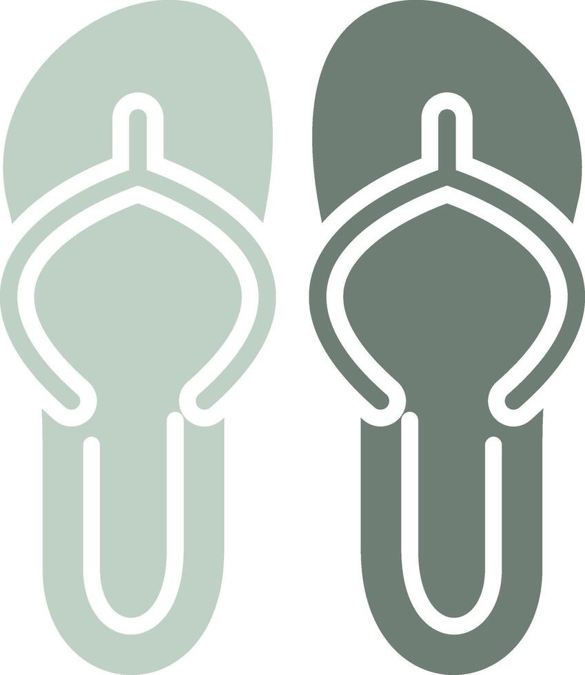 Flip Flops Beach Footwear vector