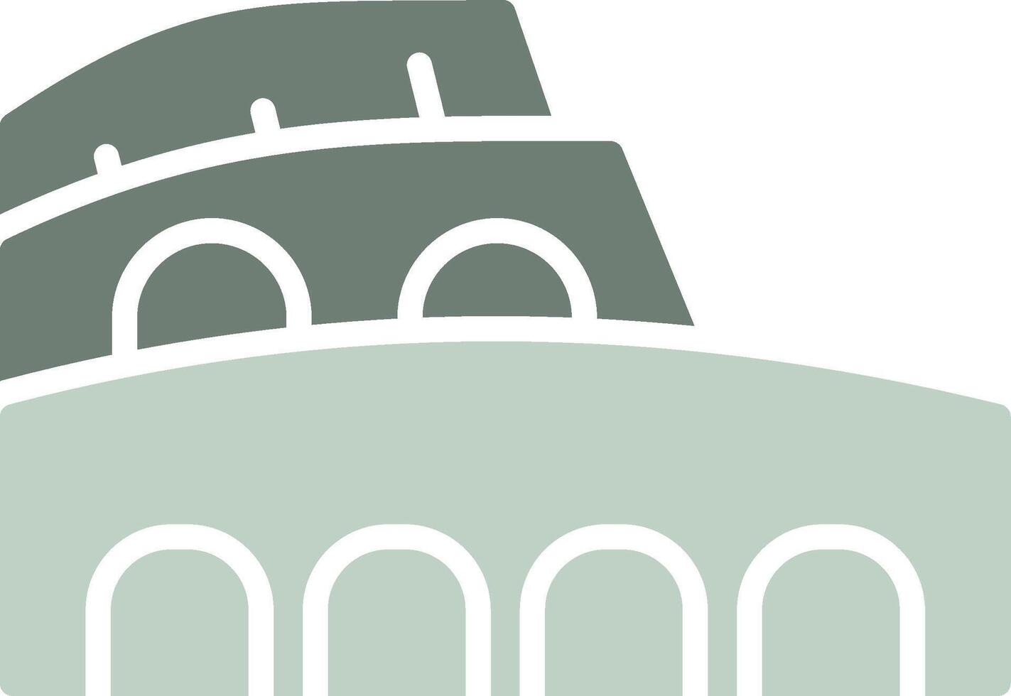 Colosseum Roman Landmark Graphic vector