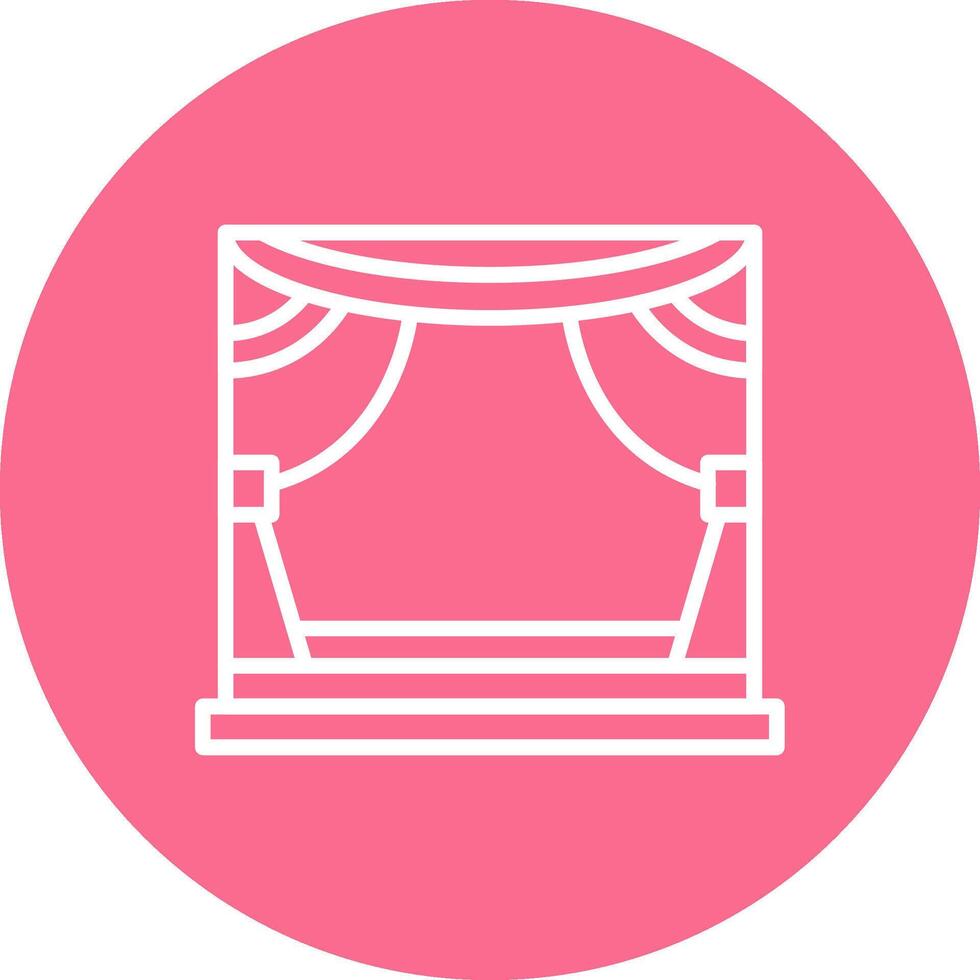 Stage Mobile App UI Illustration vector