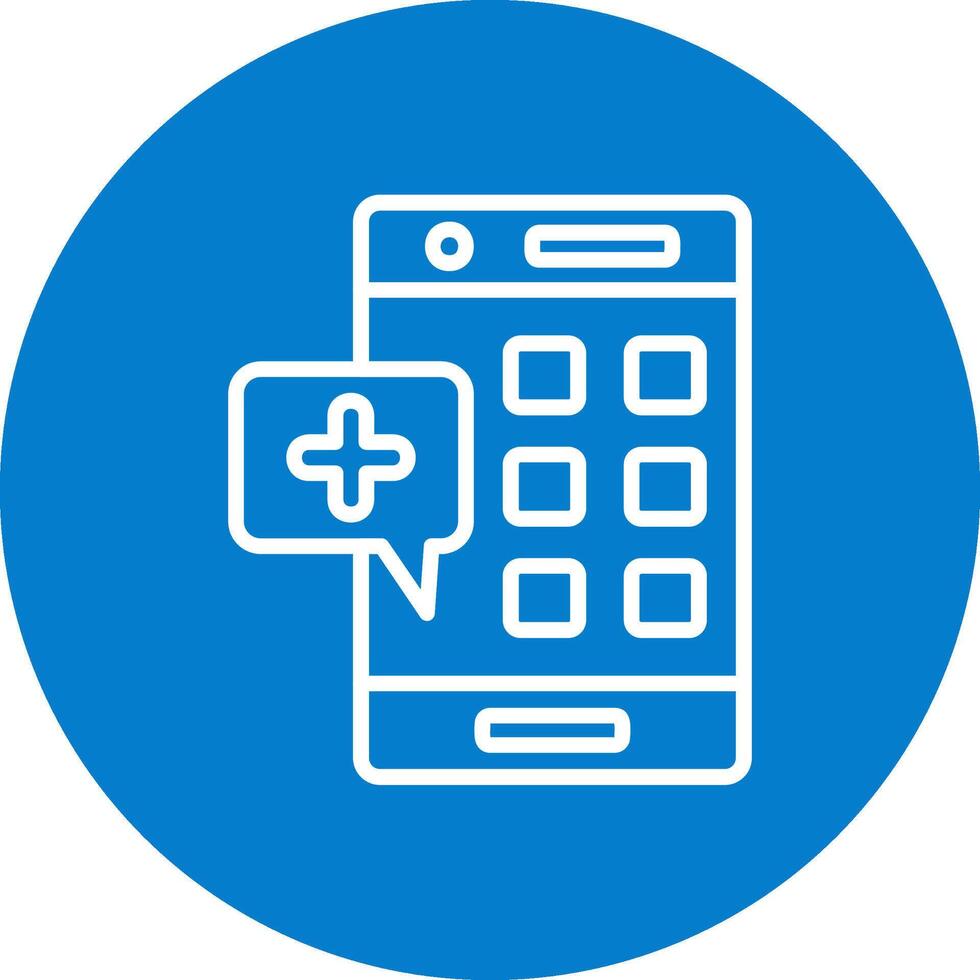 Application Geometric Mobile App Mark vector