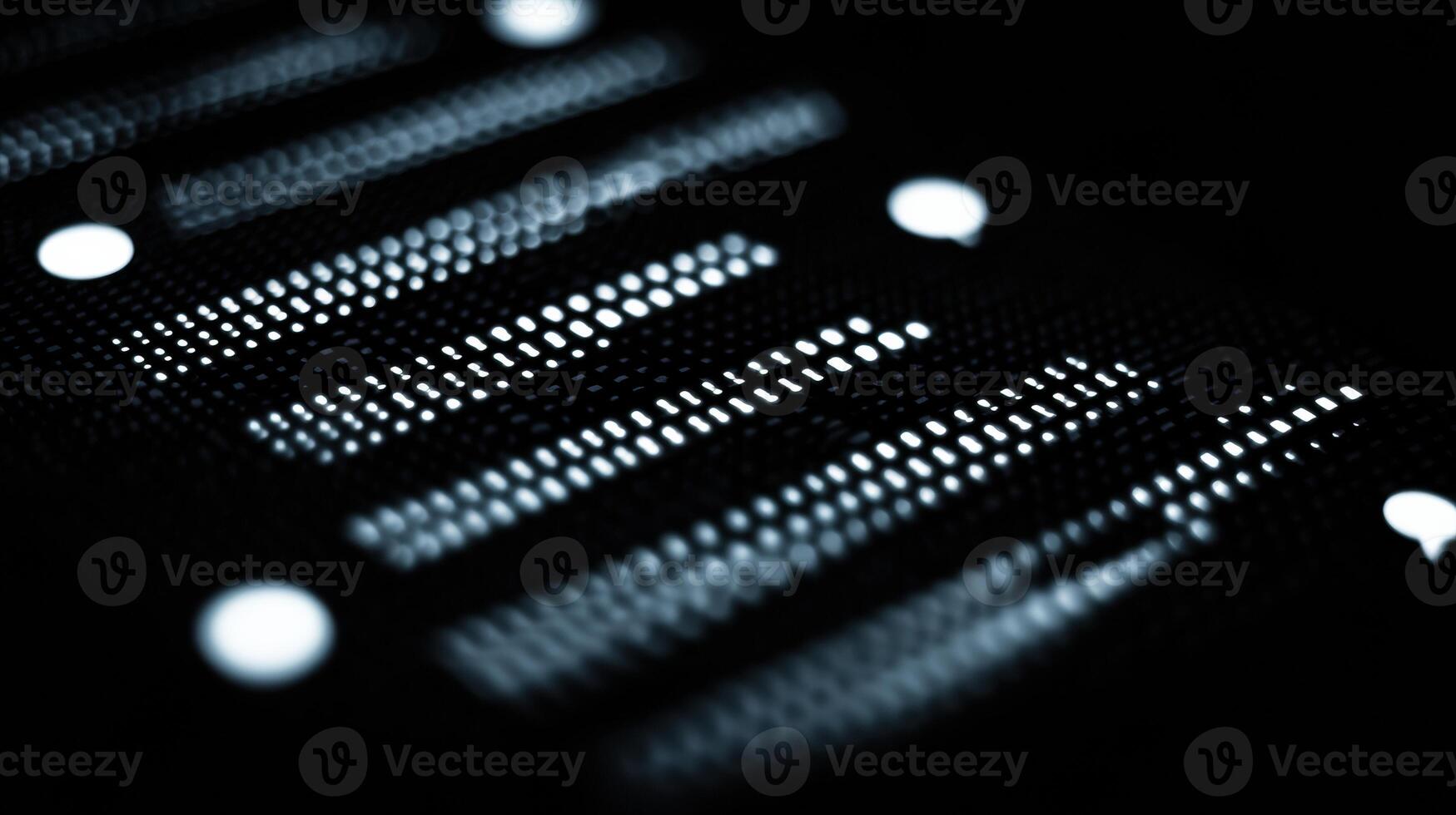 Typing Dots Appear on a Dark Chat Screen Interface, Capturing the Anticipation of Incoming Messages During Late-Night Conversations photo