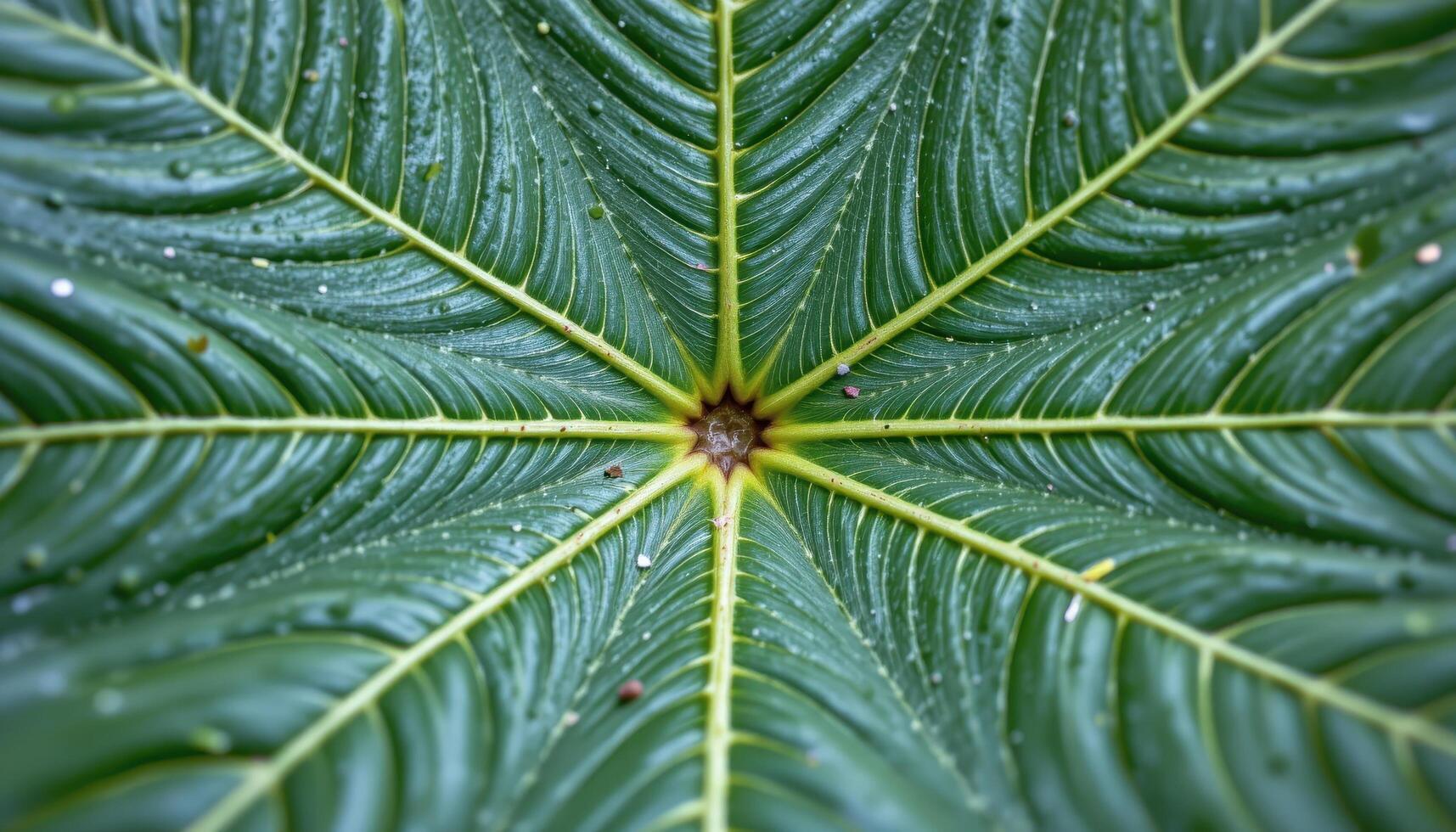 close up view of cassava leaves with slender lobes extending outward from a central point in a star shape. photo