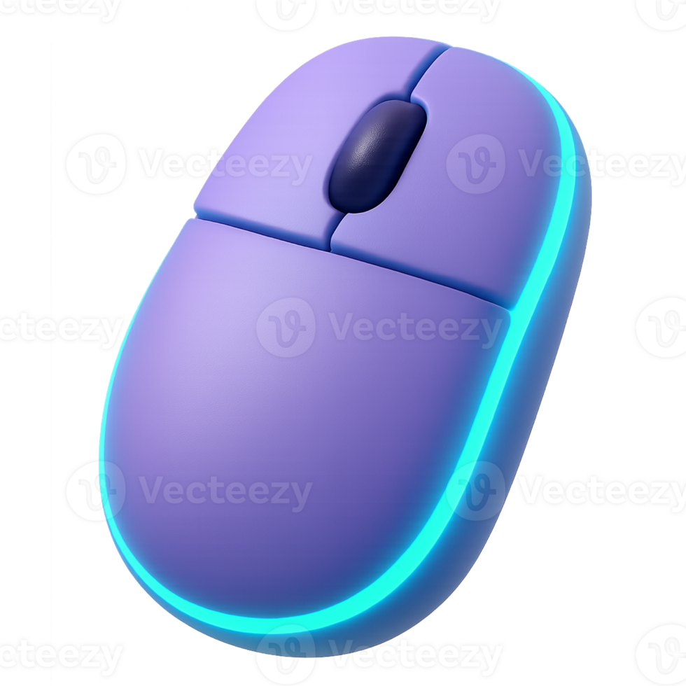3D Computer Mouse Icon Wireless Peripheral Device Illustration png