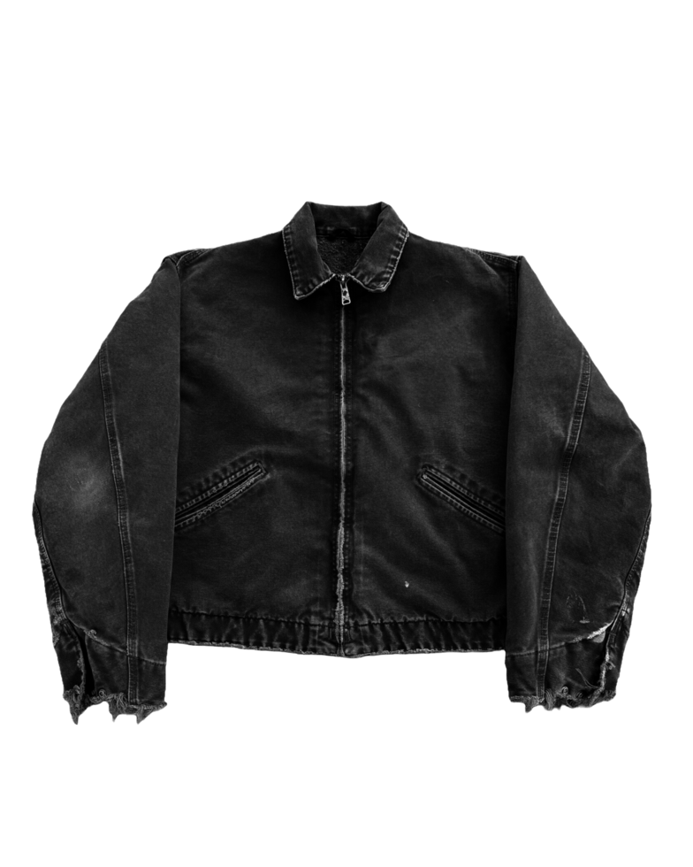 Distressed work jacket png