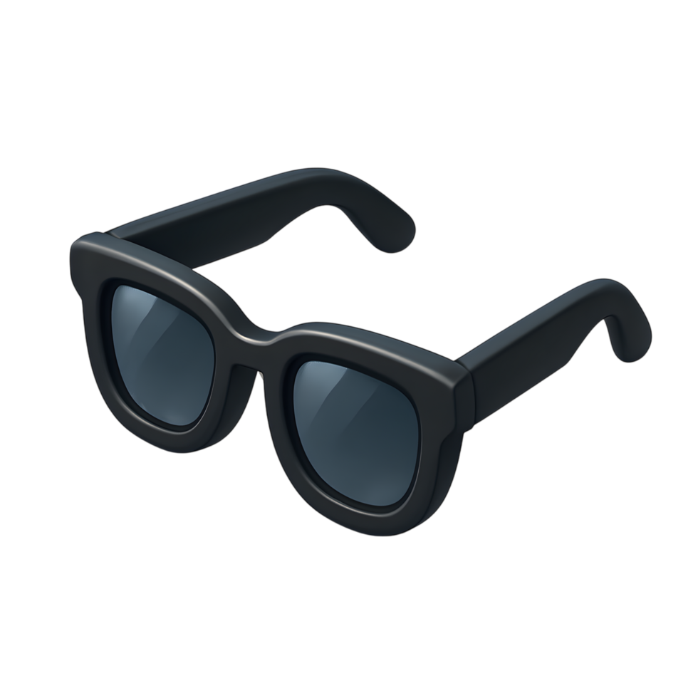 Sunglasses with dark lenses for fashion and protection png