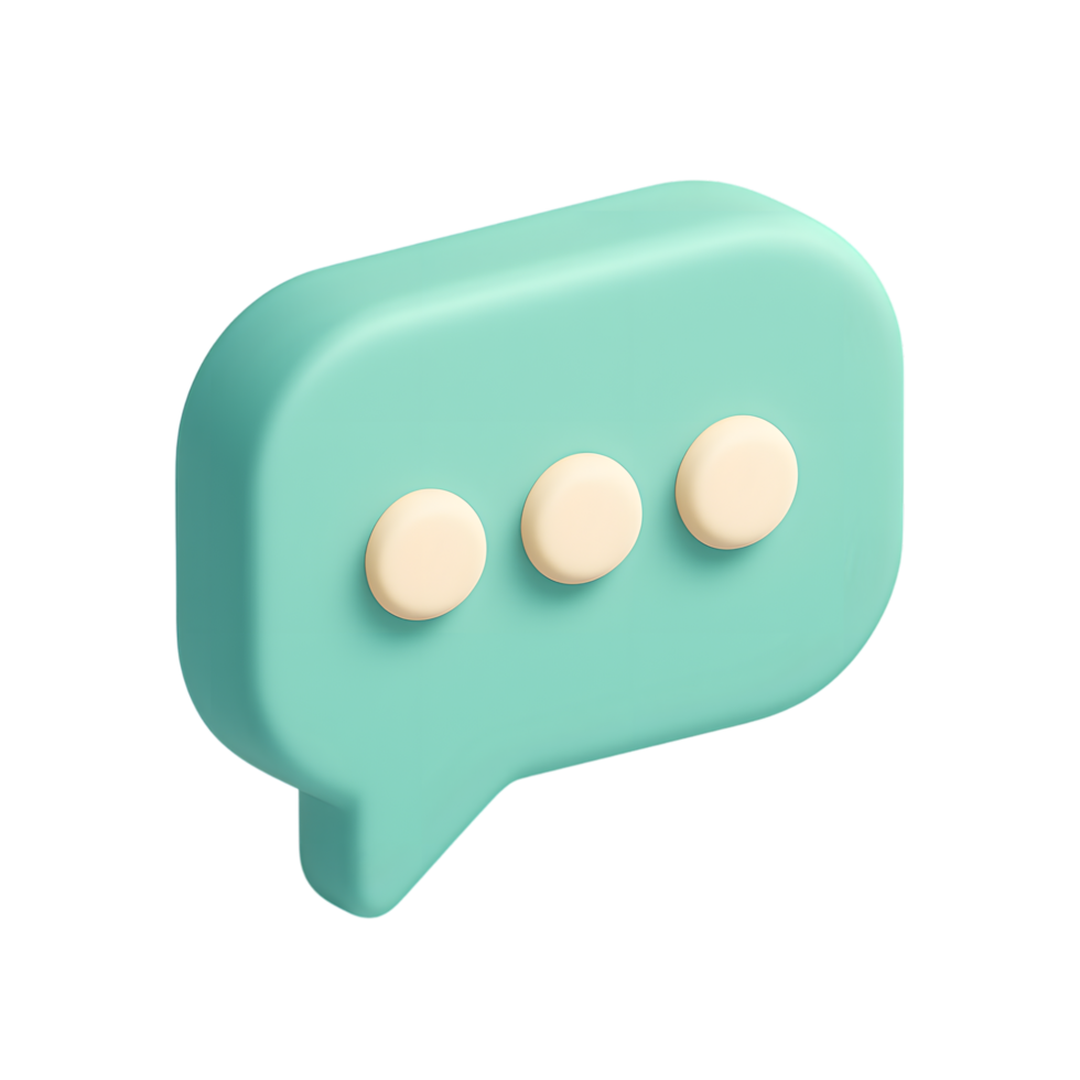 Chat Bubble Icon for Messaging Communication png