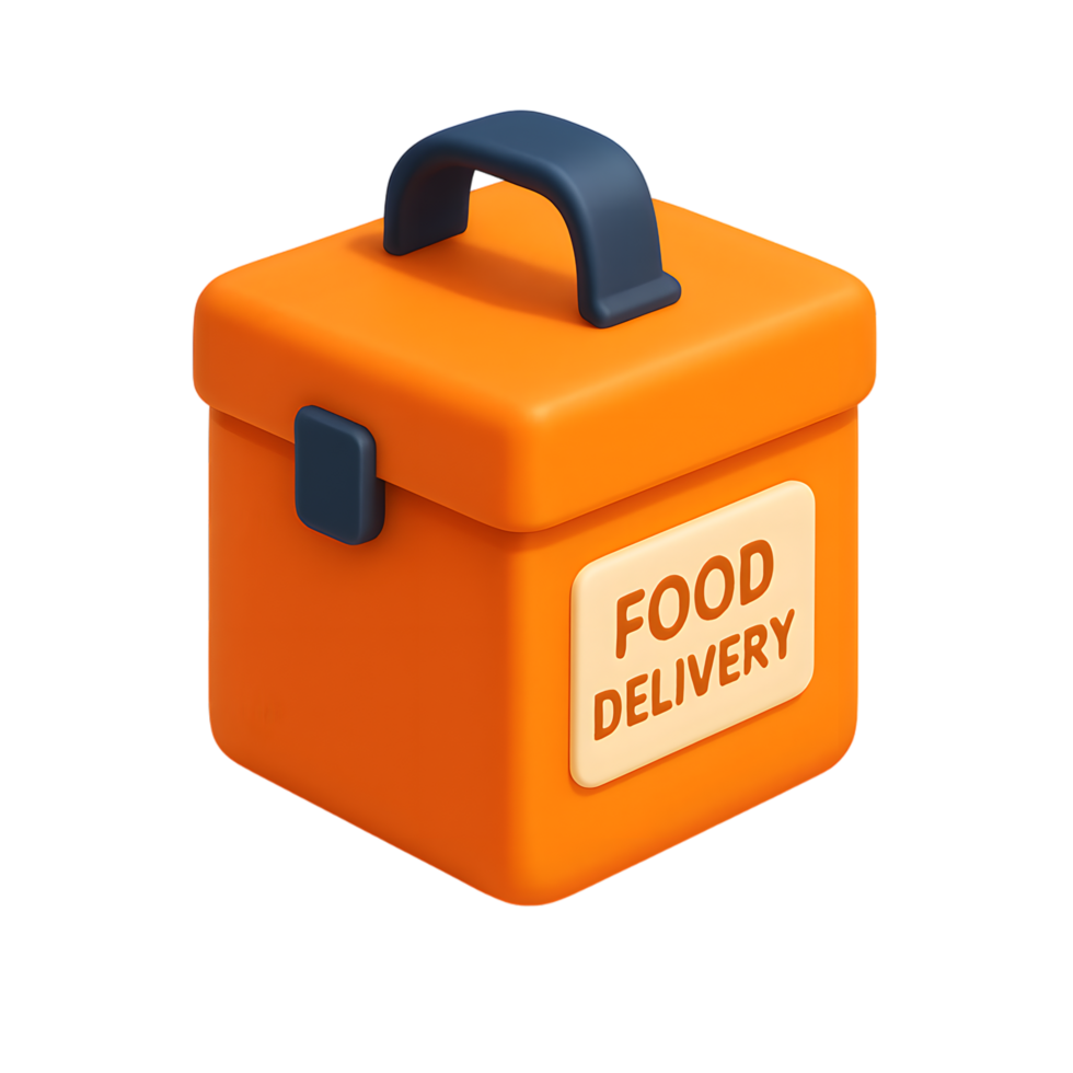 Food delivery box for fast service png