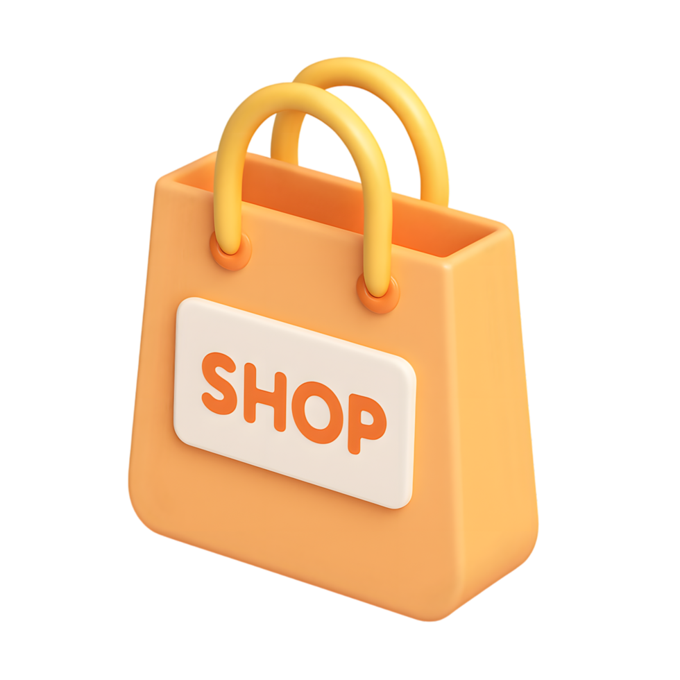 Shopping Bag Icon for E-commerce Store png